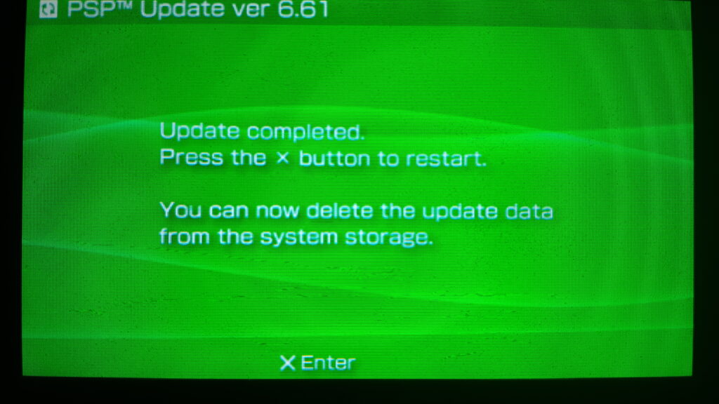 Bebrejde te Ryg, ryg, ryg del Updating The PSP System Software to 6.60 / 6.61 - pspunk